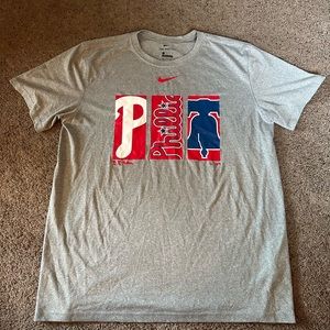 Nike Dri-Fit Philadelphia Phillies Triptych Logo Legend T-Shirt